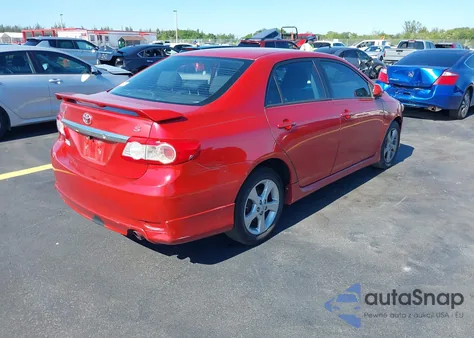 2011 Toyota Corolla S from USA, damaged, VIN 2T1BU4EEXBC618606